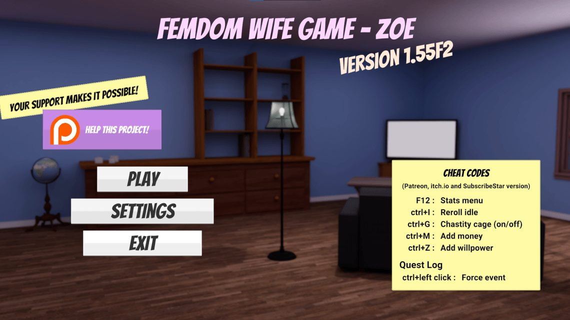 Femdom Wife Game Zoe v155f2 FemdomWifeGame